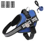 VOOPET Service Dog Harness with ID Tag & Leash
