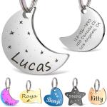 Personalized Stainless Steel Pet ID Tags - Small