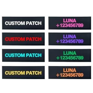 Personalized Waterproof Dog Vest Name Patches 2-Pack