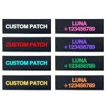 Personalized Waterproof Dog Vest Name Patches 2-Pack
