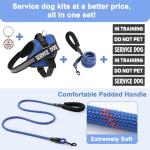 VOOPET Service Dog Harness with ID Tag & Leash