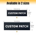 Personalized Waterproof Dog Vest Name Patches 2-Pack