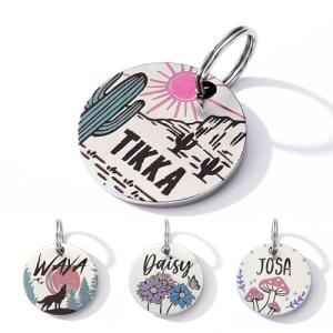 Personalized Colorful Dog Tags for Pets