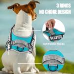 Reflective Dog Vest Harness and Leash Set