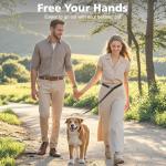 Tivray Adjustable Hands-Free Dog Leash - 8.5ft