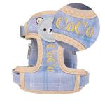 Personalized Dog Harness and Backpack Leash Set