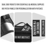 OneTigris Pink Service Dog Vest with Pockets