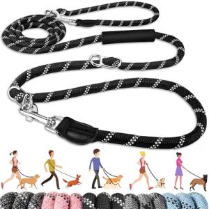 Lukovee Adjustable Hands-Free Dog Leash 10FT