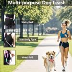 Domkim Heavy Duty Hands-Free Dog Leash 5ft