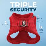 Soft Step-in Dog Harness with Reflective Leash Combo