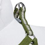 Reflective Step-in Dog Harness in Dark Olive