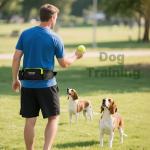 Hands-Free Bungee Dog Leash for Two Dogs