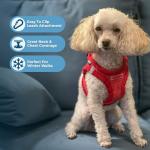 Soft Step-in Dog Harness with Reflective Leash Combo