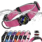 SmafurTag QR Code Dog Collar with AirTag Holder