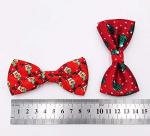 10-Pack Christmas Bow Tie Collars for Small Pets