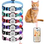 6 Pack Breakaway Cat Collars with QR Codes