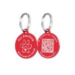 Aluminum QR Pet ID Tag with Online Profile