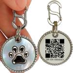 Personalized Stainless Steel QR Code Pet ID Tags