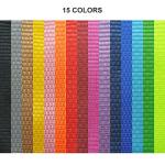 Adjustable Nylon ID Collars for Puppies - Set of 15