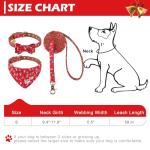Christmas Collar and Leash Set for Pets