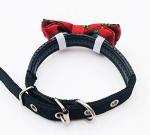 10-Pack Christmas Bow Tie Collars for Small Pets