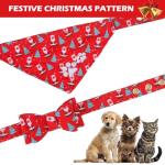 Christmas Collar and Leash Set for Pets