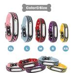 Custom Engraved Leather Dog Collar with Nameplate