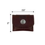 Taco Dog Tag Silencer in Bourbon Brown Leather