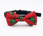 10-Pack Christmas Bow Tie Collars for Small Pets
