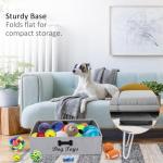 Collapsible Dog Toy Basket - Personalized Storage Bin
