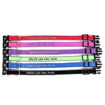 Custom Embroidered Dog Collar with Name & Number