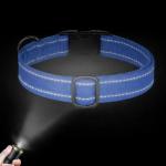 Custom Reflective Dog Collar with Engraved Buckle