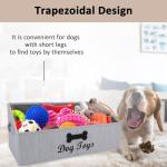 Collapsible Dog Toy Basket - Personalized Storage Bin