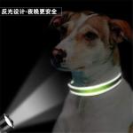 Reflective Purple Dog Collar and Leash Set