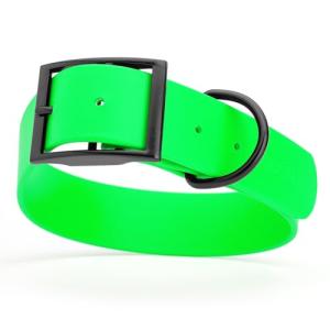 Waterproof Biothane Dog Collar in Tropical Green