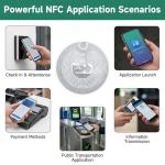 40 Pack NFC Round Adhesive RFID Tags