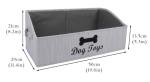 Collapsible Dog Toy Basket - Personalized Storage Bin