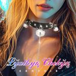 Gothic Leather Choker Collar and Leash Set
