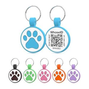 QR Code Cat Tag with Online Profile Access