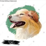 Cute Farm Shepherd Dog Wall Art Print