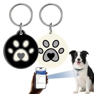 PawView QR Pet ID Tags - Waterproof & Jingle-Free