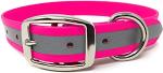 Personalized Reflective Dog Collar with Name Plate