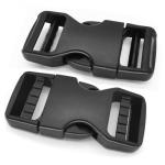 Heavy-Duty Plastic Buckle for 1-Inch Straps 2PCS