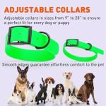 Waterproof Biothane Dog Collar in Tropical Green