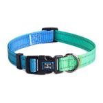 Personalized Adjustable Dog Collar in Bluegreen
