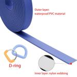 Adjustable Waterproof Silicone Dog Collar - Purple