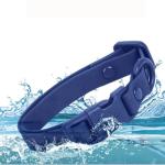 Adjustable Waterproof Silicone Dog Collar - Purple