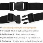 Heavy-Duty Plastic Buckle for 1-Inch Straps 2PCS