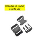 4 Pack Adjustable Plastic Buckles and Clips