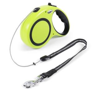 30FT Tangle-Free Retractable Dog Leash - Green